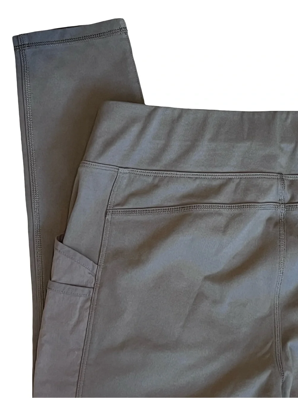 Carhartt Women’s Sz L Green Fitted Legging Pull On Force Utility Pockets